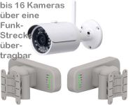 E ViSiTec Set WLAN-Richtfunkstrecke 3km, IP-Kamera DA304