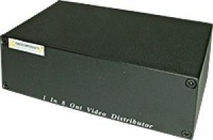 VC Videocomponents Germany Videoverteiler, 1 Eingang auf 8 Ausgänge