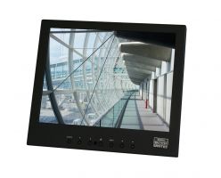 SANTEC SLS-1045J LCD Industriemonitor 10" (25,4 cm) 1280 x 800 inkl. FB und Netzteil, entspiegelt, BNC/VGA/HDMI - Nicht mehr lieferbar, alternativ EuroTECH ET-1045