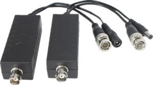 EuroTECH PoC Einkabel Koaxial-Übertragungssystem für Videosignal (HD-CVI/HD-TVI/AHD/CVBS/FBAS) und 12VDC Stromversorgung