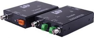 221.82 VCvision VC11311 Einkabel Koax-Übertragungs-System für 2 Videosignale (FBAS analog composite, AHD, TVI, CVI) inkl. Strom bis 500m