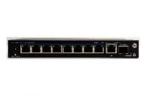 eneo IAD-5SG1008MUA Gigabit Switch, Unmanaged, 120W, 8x PoE, 1x SFP, 1x RJ45, 10/100/1000 Mbps, Desktop