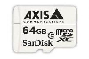 AXIS SURVEILLANCE CARD 64 GB Speicherkarte, microSDXC, 64GB, Class 10, 20 MB/s, inkl. SD-Adapter, Axis zertifiziert