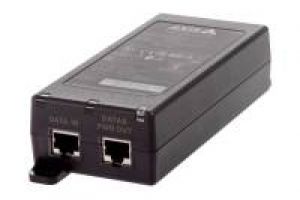 Axis AXIS 30 W MIDSPAN AC/DC 24 V PoE+ Midspan, IEEE802.3at, IEEE802.3af, 1 Port, Innen, 30W, 24 V AC, 10-28 V DC