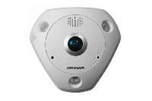 Hikvision DS-2CD6365G0E-IVS(1.27mm)(B) 1/1,8 Zoll Netzwerk Kamera Fisheye 3072x2048, H.265, 1,27mm, 180/360°, Audio, IP66, IK8