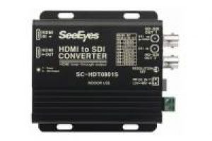 SeeEyes SC-HDT0801S Medienkonverter, HDMI nach HD-SDI, 1 IN, 3 OUT, Full HD 1,5/3G, 12VDC