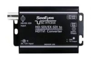 SeeEyes SC-HTC01E Medienkonverter, HD/EX-SDI nach TVI, EX-SDI 1.0/2.0, 1080p, 12VDC