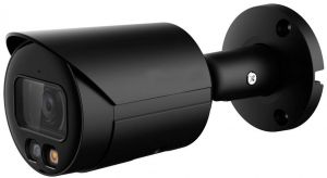 238.0633 EuroTECH DAB441FBIF-28P Outdoor Bullet-Kamera 4MP Nachtsichtkamera, LiveVideo, Aufzeichnung, Handy-App, integr. Rekorder für SD-Karten bis 256GB, DualLight IR-/Weißlicht 30m, virtueller Stolperdraht, IP67, PoE, 2,8mm/110°, schwarz
