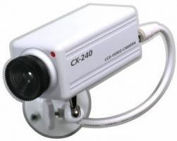 118.01 Überwachungskamera-Attrappe mit Blinklicht
