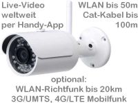 E Baustellenkamera BW3040 WLAN bis 20km oder 4G/LTE